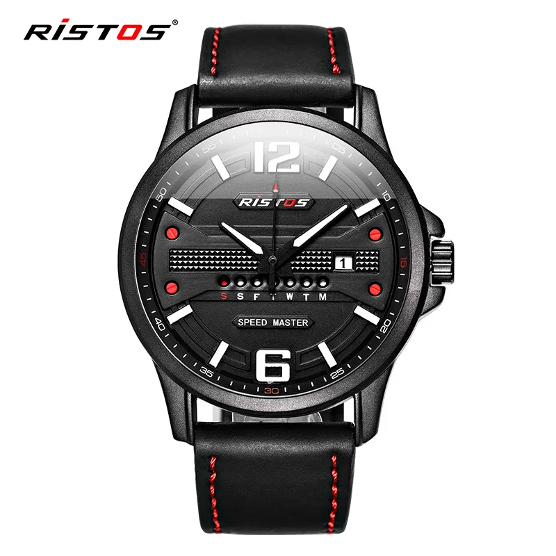 RISTOS Relogio Masculino часы мужские военные кварцевые s Лидирующий бренд роскошные