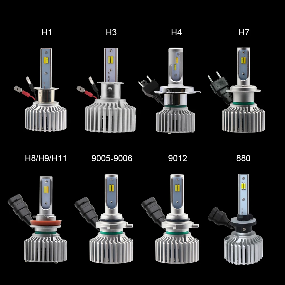 EURS(TM) 2шт canbus головной светильник H1 H7 H11 H16 9005 9006 3000K 4300K 6000K светодиодный