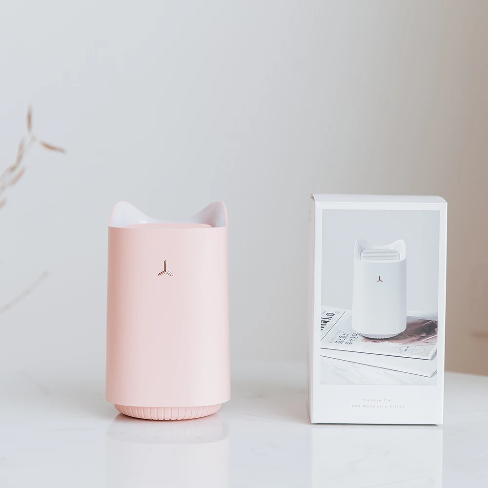 Синий светильник лампа-убийца комаров зарядка через USB Электрический