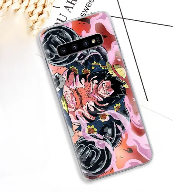 15 Одна деталь Зоро, Луффи телефон чехлы для samsung Galaxy S10e S10 плюс S8 S9 плюс S6 S7 край A40 A50 A70 M20 случае Coque - Цвет: 15