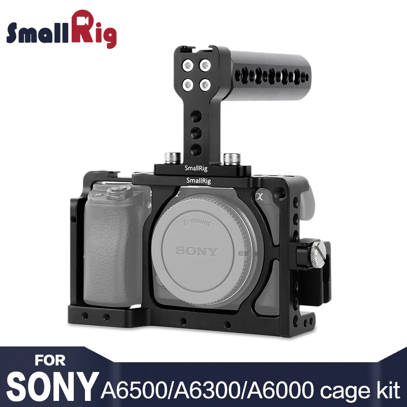 SmallRig A6300 клетка камера набор аксессуаров для SONY A6300/A6000/ILCE-6000/ILCE-6300/NEX7 с верхней ручкой-1921