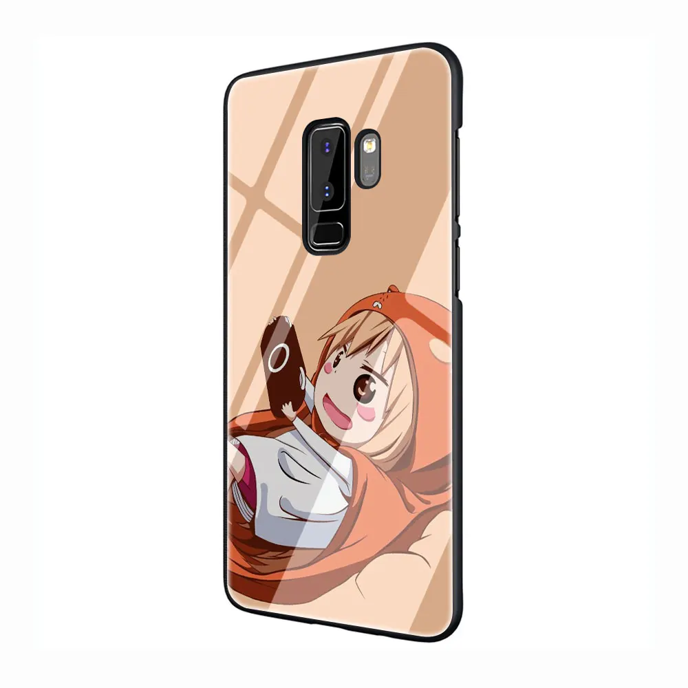 Cute Umaru chan Tempered Glass Phone Cover Case For Galaxy S7 edge S8 9 10 Plus Note 8 9 10 A10 20 30 40 50 60 70 - Цвет: G2