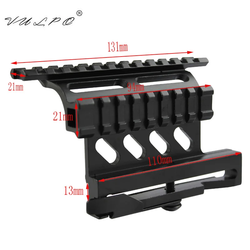 VULPO тактическое крепление AK Serie Picatinny Weaver боковое рельсовое крепление Quick QD 20 мм weaver Rail для AK47 AK74 крепление для прицела