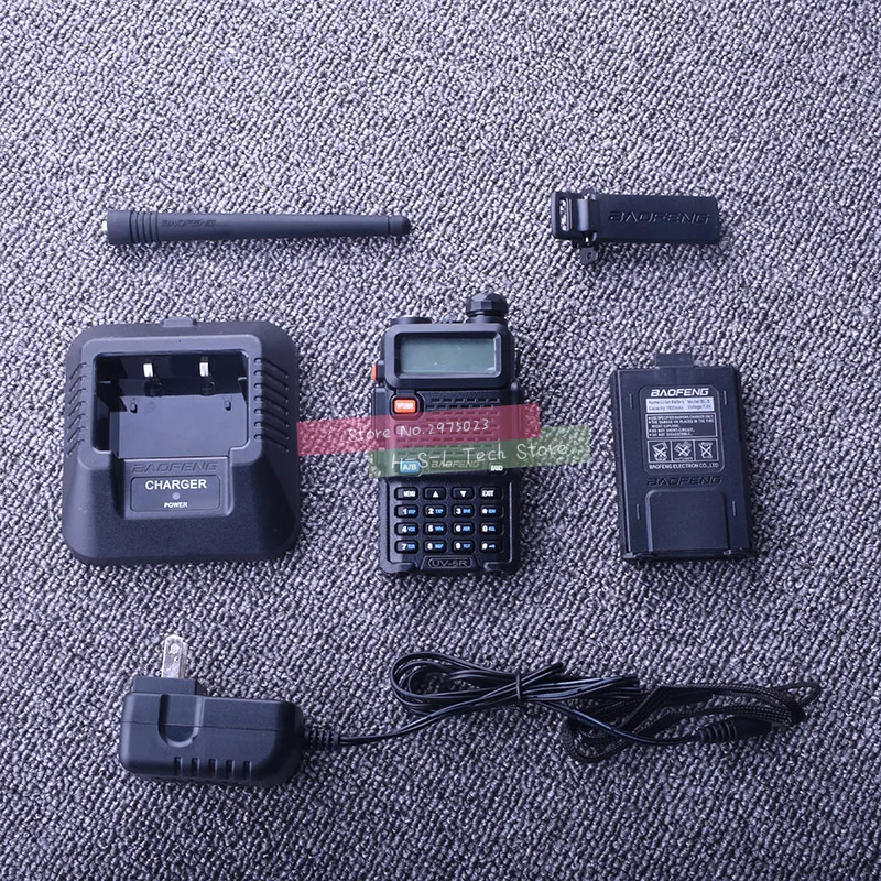 Рация BaoFeng Портативная радиостанция VHF и UHF двухдиапазонный дисплей 128 каналов