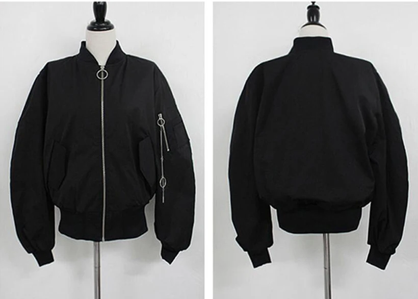 Куртка Базовая Женская демисезонная свободного покроя с длинным рукавом | одежда