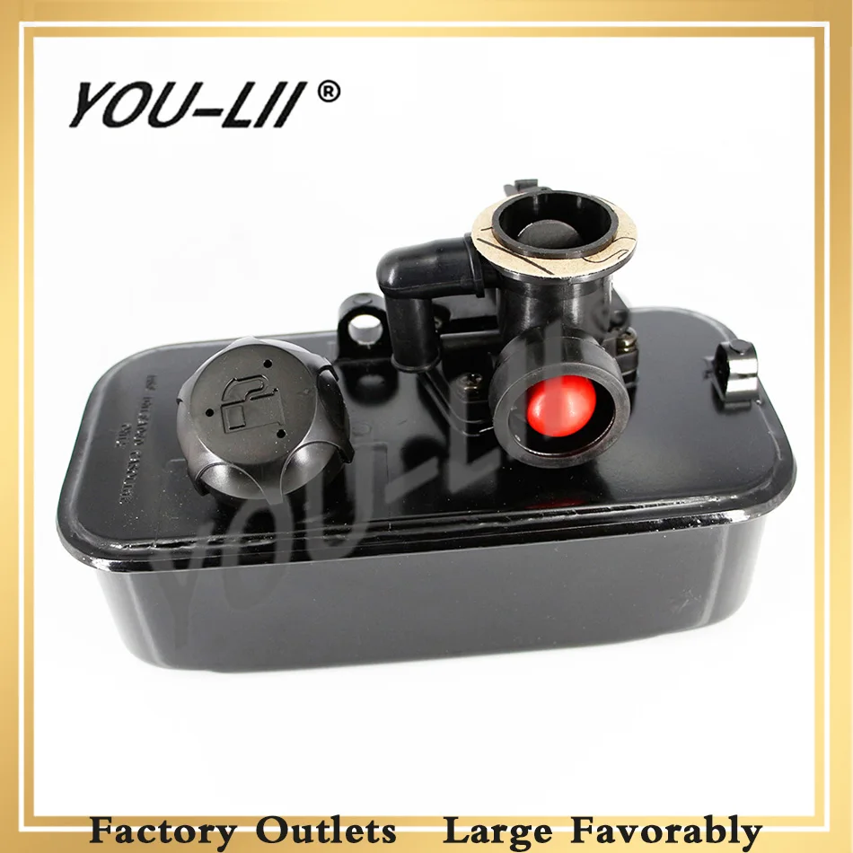 

YOULII горячая Распродажа топливный бак и карбюратор в сборе ДЛЯ Briggs & Stratton заменяет двигатели часть 494406 498809 498809A AE0802