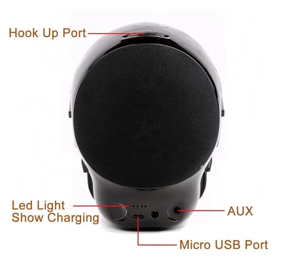 США уникальный череп Bluetooth динамик AeroSkull беспроводной мини портативный мобильный сабвуфер многоцелевой дропшиппинг