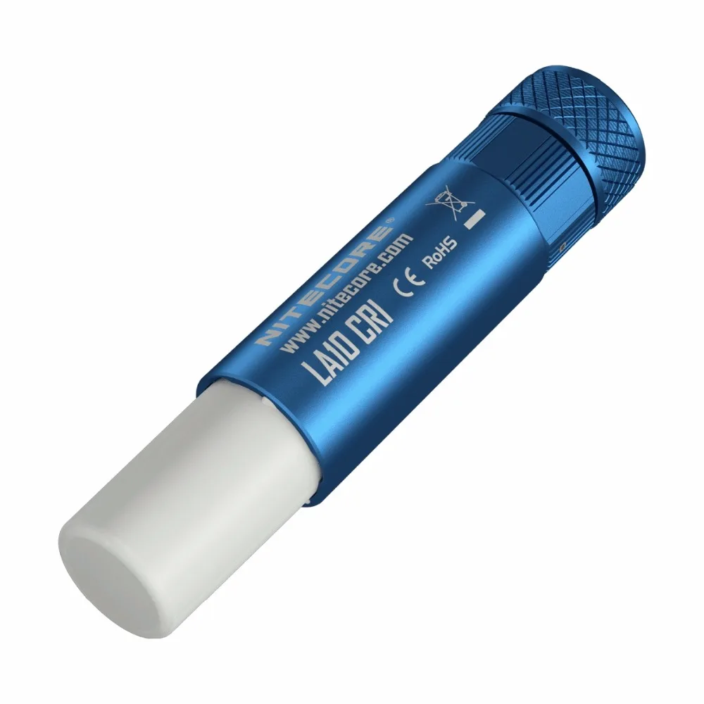 TOPSALE NITECORE 85 люмен высокий CRI мини EDC LA10 CRI Кемпинг Nichia 219B светодиодный фонарик для чтения АА черный красный синий