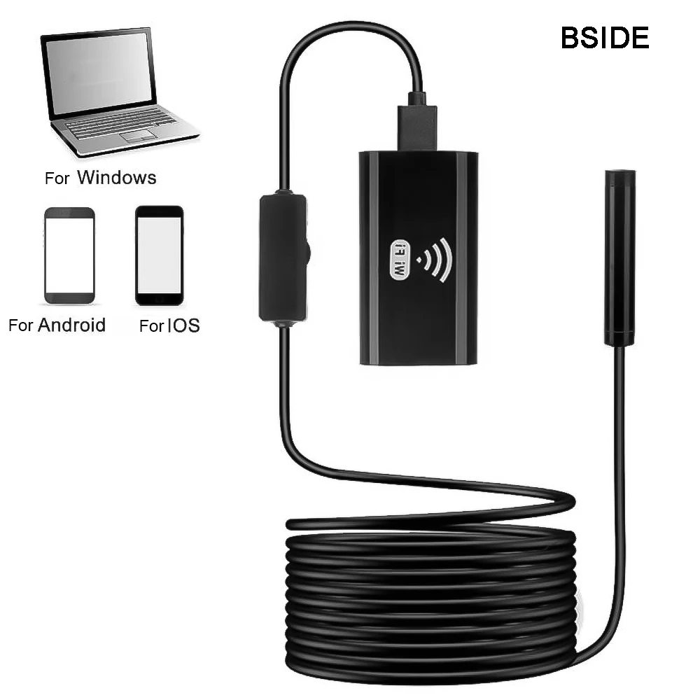 USB-эндоскоп с кабелем 2/3 P и светодиодной подсветкой 1/720 5/5 м | Инструменты