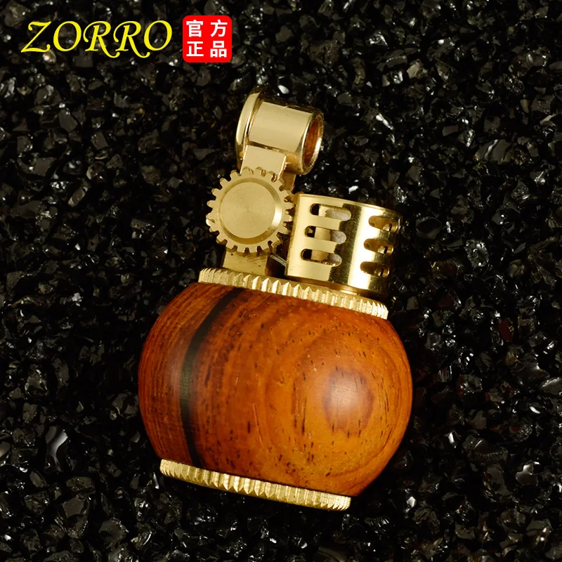ZORRO/Zorro Аутентичные качество как ZIPPO винтажные латунные ветрозащитные мини