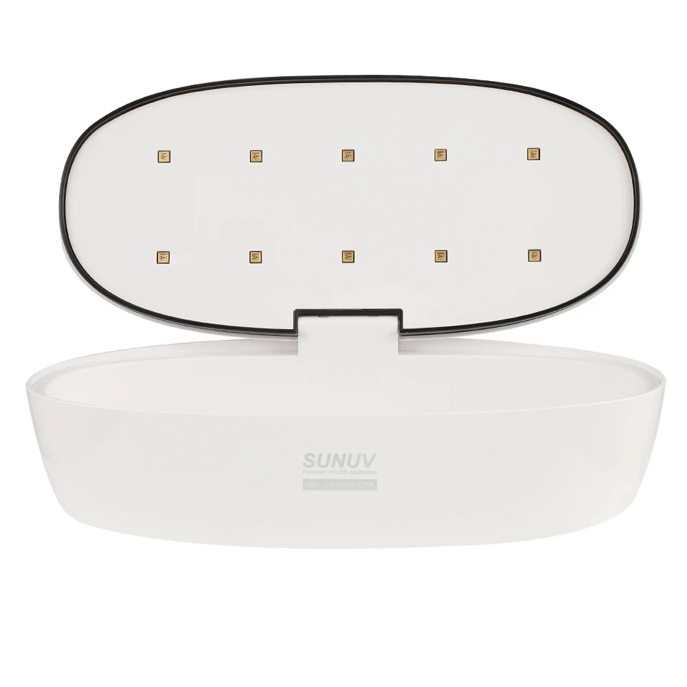 Портативный СВЕТОДИОДНЫЙ УФ дезинфекционный ящик для ногтей инструмент