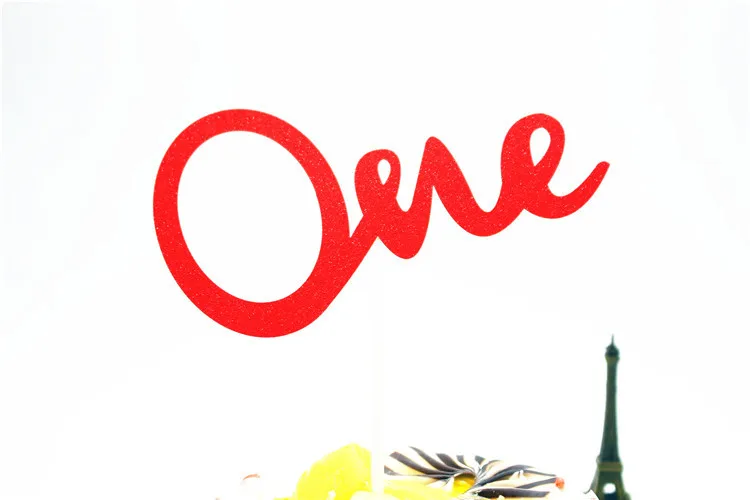 10 шт./лот сделай сам одна чашка флаг для торта Топпер разные цвета флаги первого