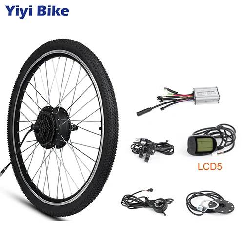 700C LDC5 kit Комплект для переоборудования электрического велосипеда 24 в 250 Вт заднее моторное колесо 24 20 16 дюймов шина DC бесщеточный мотор-концентратор контроллер постоянного тока KT LCD3 светодиодный - Цвет: 700C LDC5 kit