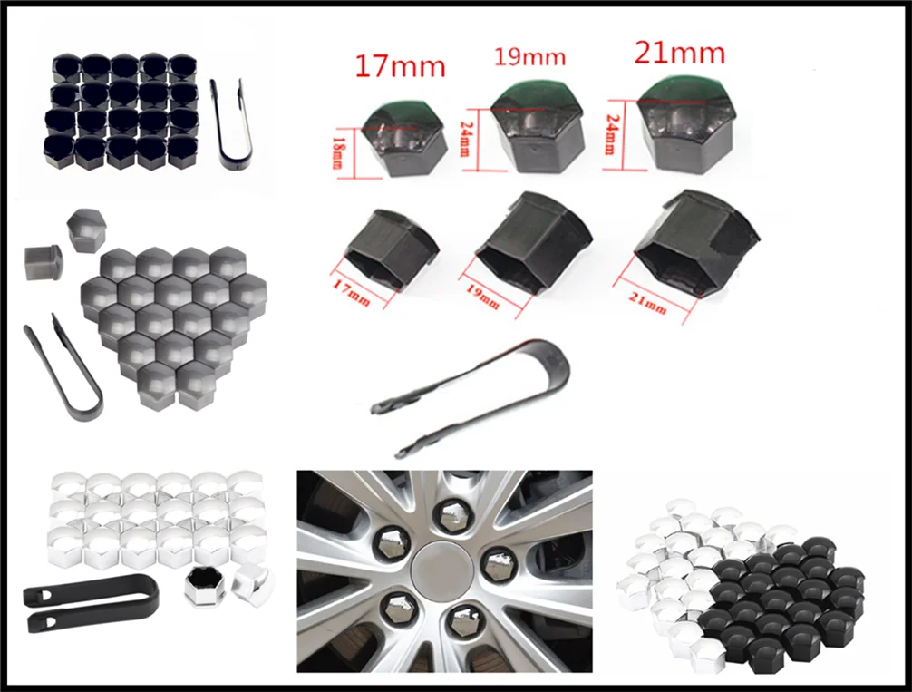 Автомобильные аксессуары 17 19 21 мм, колпачок колеса, защитная гайка, Пылезащитная гайка для Volvo V60 S60 XC60 XC40 360c V90 V40