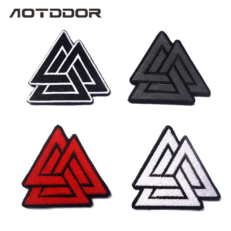 IN GOD WE TRUST Viking вышитые нашивки-аппликация ткань с вышивкой значки-нашивки wolf