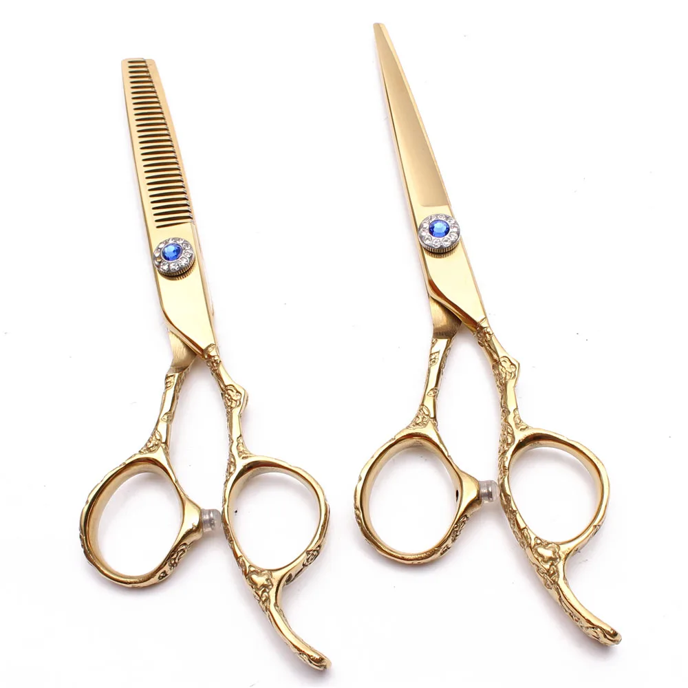50Pcs 6.0&quot 17.5cm JP 440C Customize Logo Cutting Scissors Thinning Shears Professional Hairdressing Hair C9002 | Красота и