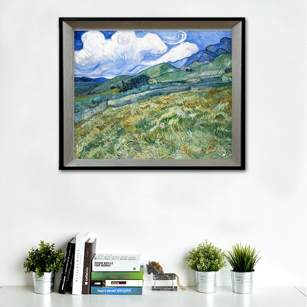 Картина маслом на пейзаже Ван Гог художественное произведение репродукция Wheatfield