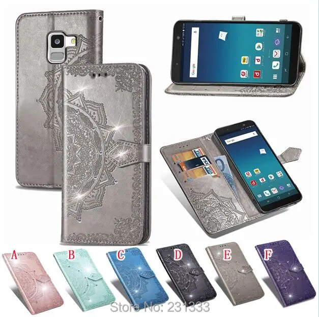 Кожаный чехол кошелек C ku с бриллиантами и цветами мандалы для Samsung Galaxy FEEL 2 A30 A10 A40