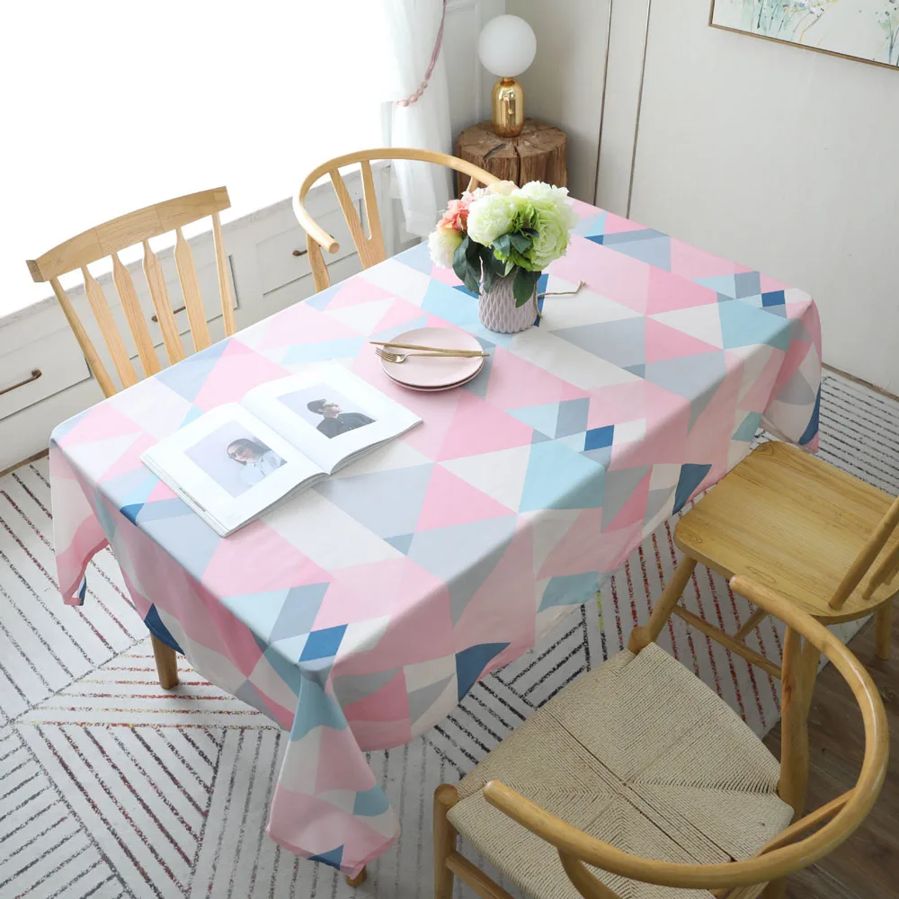 2018 New 140*180cm Large Size Modern Nordic Geometric Rectangle Tablecloth Home Decor Household Waterproof Table Cloth Cover | Дом и сад