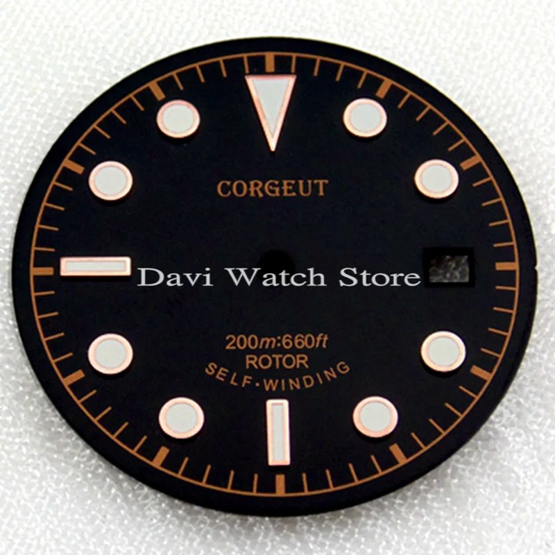 Мужские часы Corgeut 30 5 мм с черным циферблатом Miyota 8205/8215 Mingzhu DG2813|watch dial|watch menwatch men watch