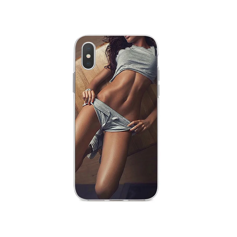 Сексуальный силиконовый чехол для телефона iPhone 6 S 7 8 Plus 5 5S SE мягкий X XR XS