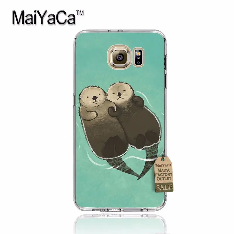 MaiYaCa sh3350 прекрасный вырезать выдра воды животного мягкий чехол для телефона из