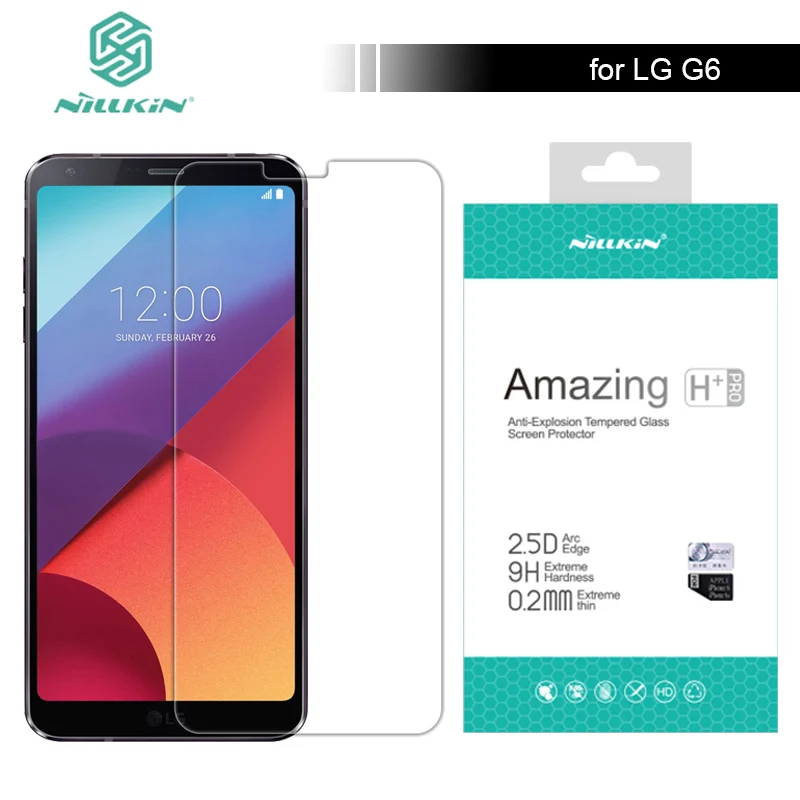 Закаленное стекло Nillkin для LG G6 9H + Pro защитная пленка экрана с защитой от царапин