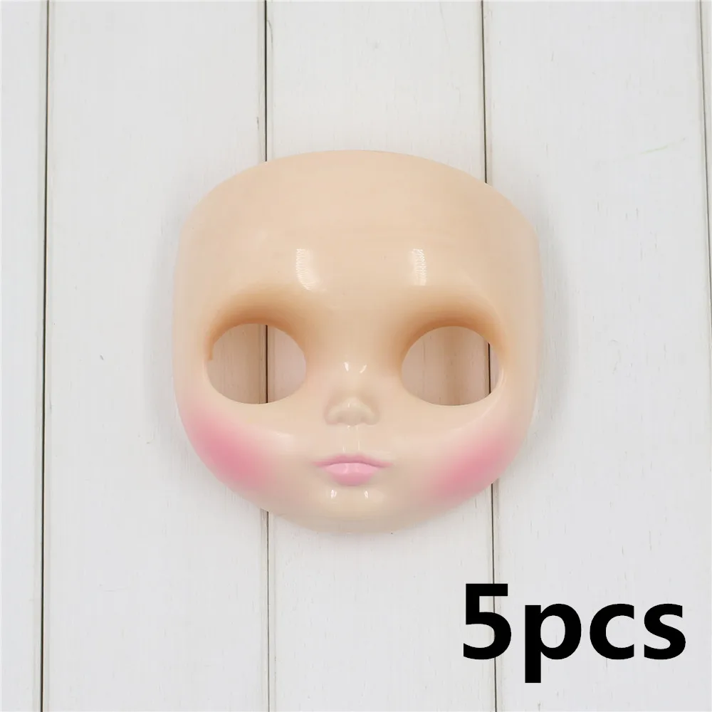 5pcs Blyth кукла Лицевая панель DIY 5 шт. в том числе Лицевая панель, бэкплейт и винты для пользовательской куклы - Цвет: 5pcs