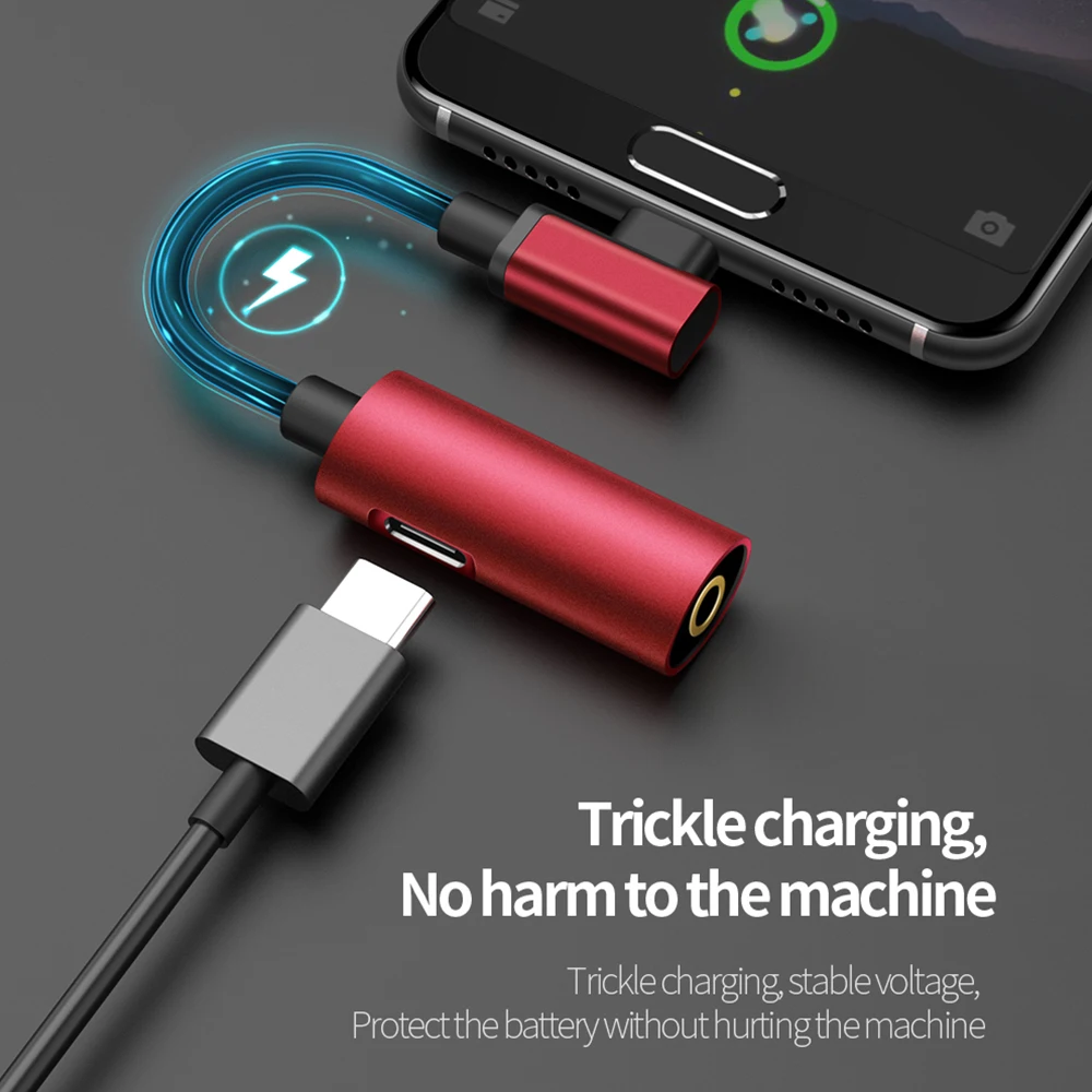 MCDODO разъем типа C наушники USB до 3 5 мм AUX зарядное устройство адаптер для huawei Xiaomi Mi 9