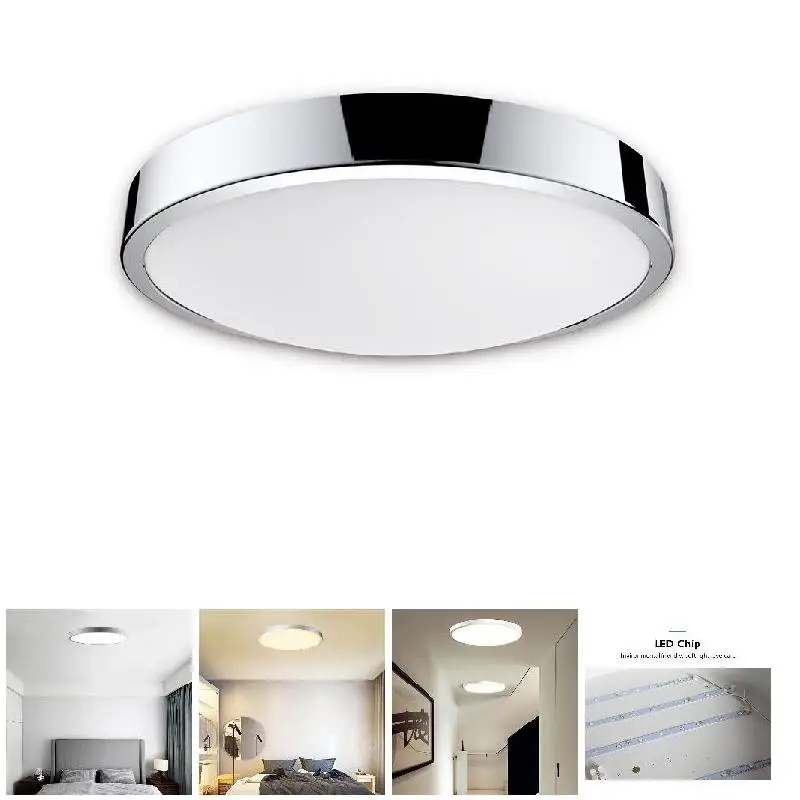 Светодиодный Ванная комната потолочный IP44 Водонепроницаемый теплый холодный