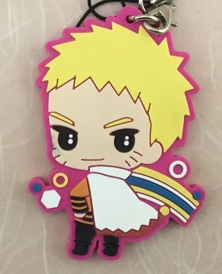08 Boruto Sakura Sarada Naruto Shikadai Chocho Mitsuki Sasuke аниме резиновый брелок - Цвет: 08
