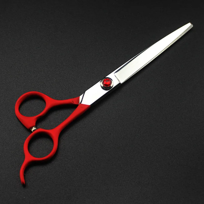 5 kit professional Japan 440c 7 inch RED pet dog grooming hair scissors set cutting shears thinning barber hairdressing | Красота и