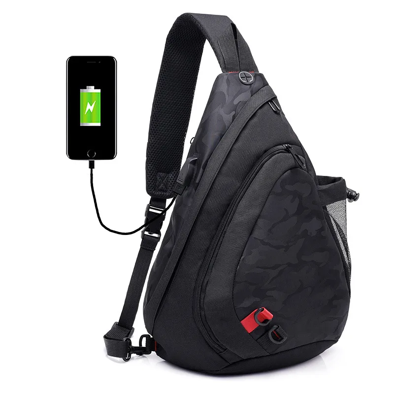 Новые камуфляжные мужские холщовые сумки через плечо 4 цвета модная нагрудная