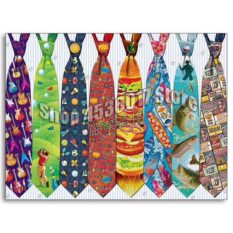 Галстуки на День отца полноразмерная алмазная живопись 5D вышивка крестиком