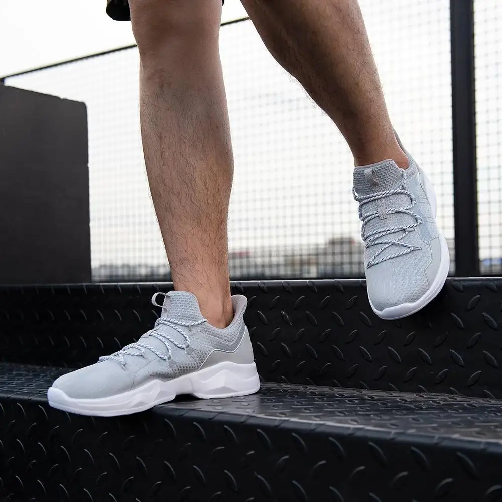 Xiaomi youpin men's casual sports shoes TPU stable support comfortable running flying woven stretch knit smart home | Электроника