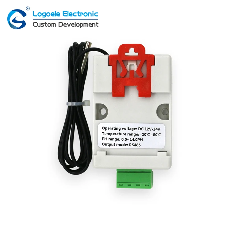 LOGOELE PH и контроллер температуры обнаружения модуль датчика RS485/4-20mA/0-10 В/0-5 в PH датчик температуры