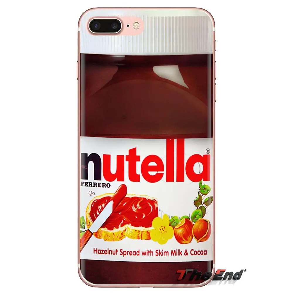 Transparent Soft Shell Covers For Huawei Mate Honor 4C 5C 5X 6X 7 7A 7C 8 9 10 8C 8X 20 Lite Pro Chocolate Tumblr Nutella Bottle |