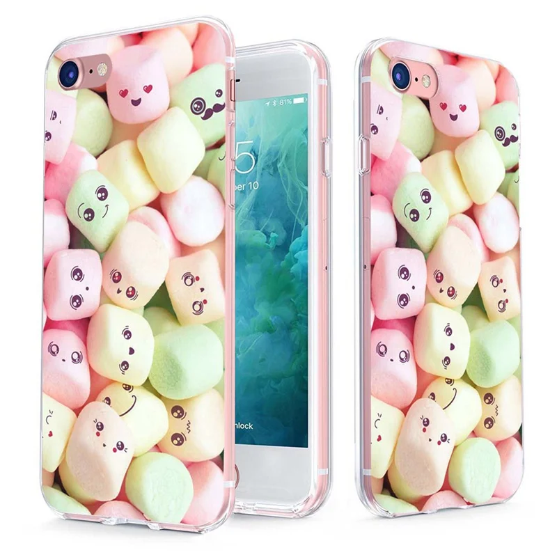MLCRIYG Soft Phone Case For iPhone 6 6S Plus 7 7Plus 8 8Plus X TPU Colorful Flower Flora Pig Painted Fundas C007 |