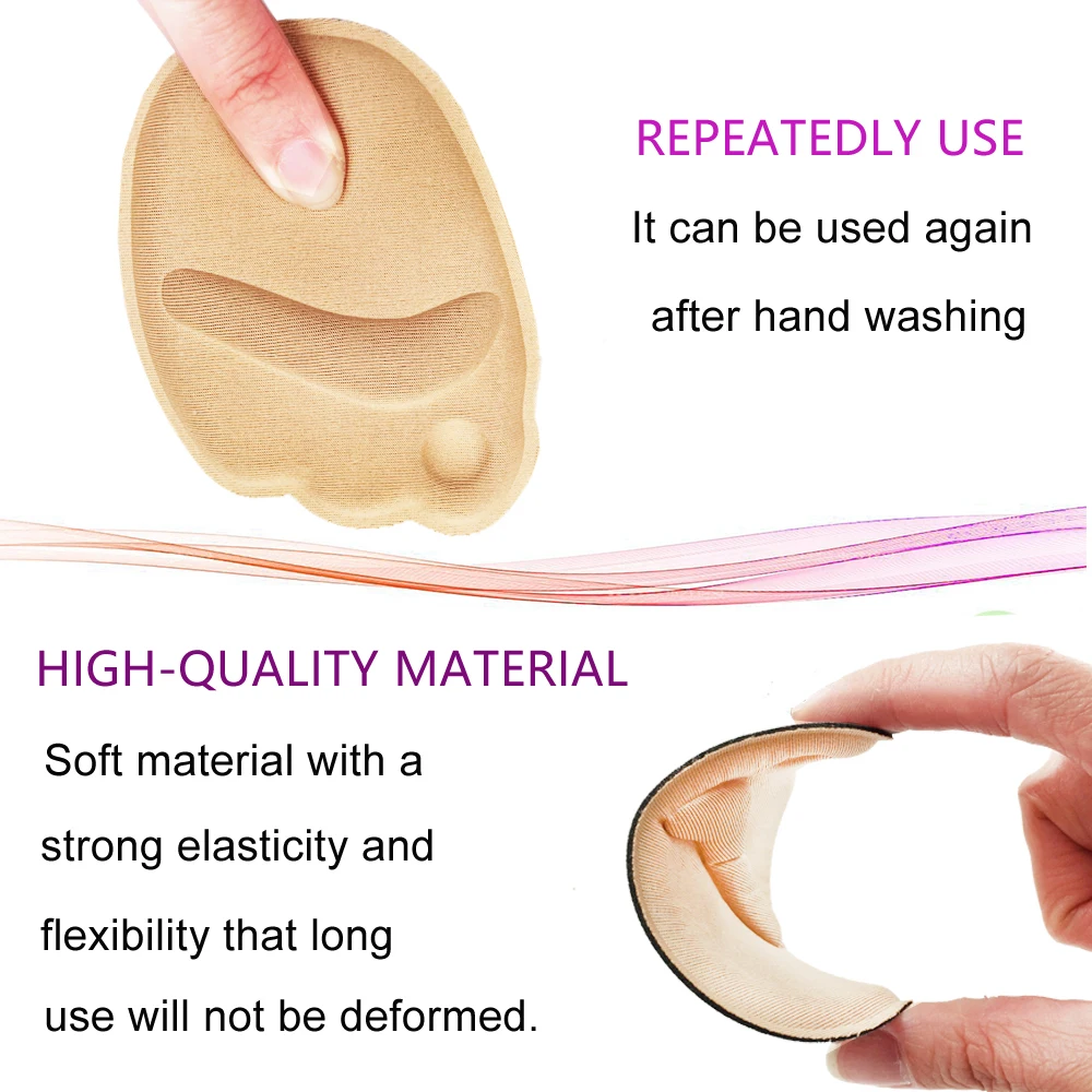 Стельки ИД 4Д из пены с эффектом памяти подушечки для передней части стопы