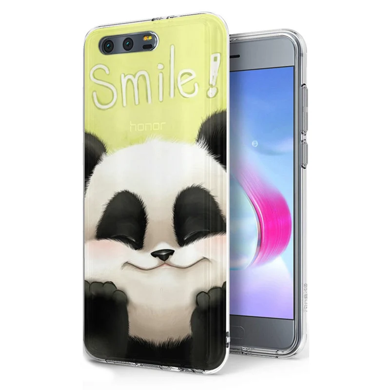 For Huawei P9lite/P8 Lite 2016 2017 Y5 II 2 Y5ii / Y6 Compact TPU Soft Butterfly panda Painted Desig Cover Fundas A032 |