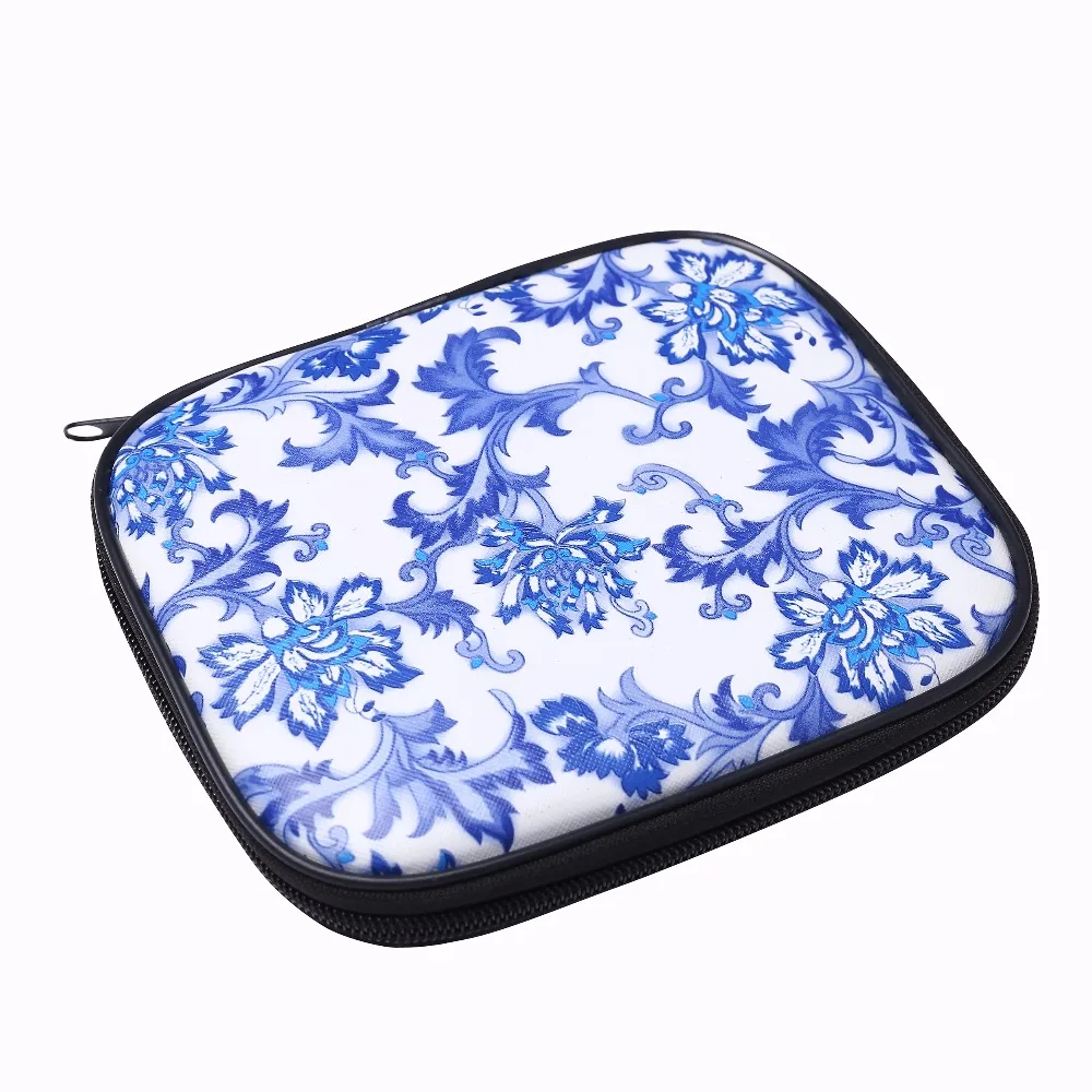 16 шт. синий белый фарфор Алюминиевые крючки для вязания крючком набор игл вязаная