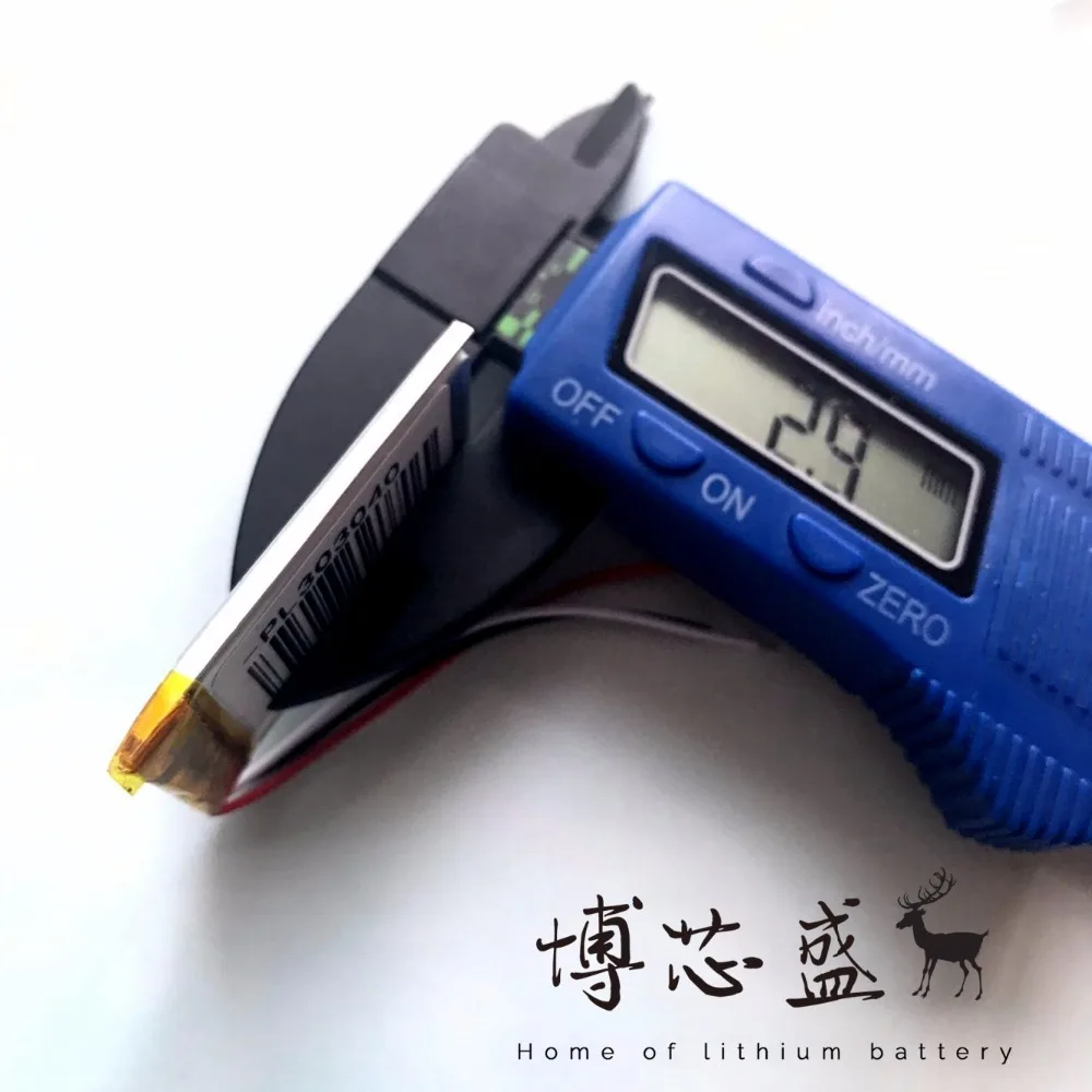 3,7 V, 500 mAH, [303040] три свинцовых линии PLIB; полимерный литий-ионный/литий-ионный аккумулятор для dvr, gps, mp3, mp4, сотового телефона, динамика