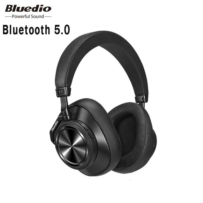 Bluedio T7 ANC Active Шум отмена 5,0 Bluetooth наушники koptelefoon музыке стерео вакуумные наушники Беспроводной гарнитура
