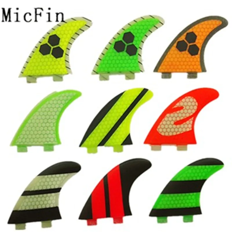 Плавник Micfin для серфинга Fcs/Fins quilles Quillas Keels 3 шт. высокое качество соты