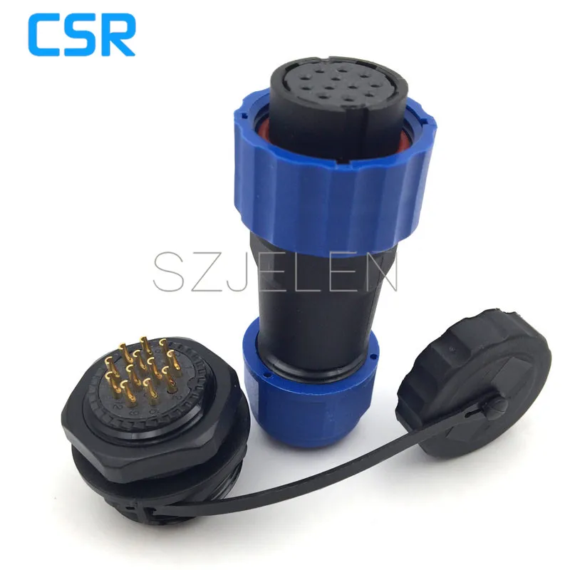 SD20TP ZM IP68 водонепроницаемый разъем 12 контактный гнездовой (штекер) штекер (гнездо