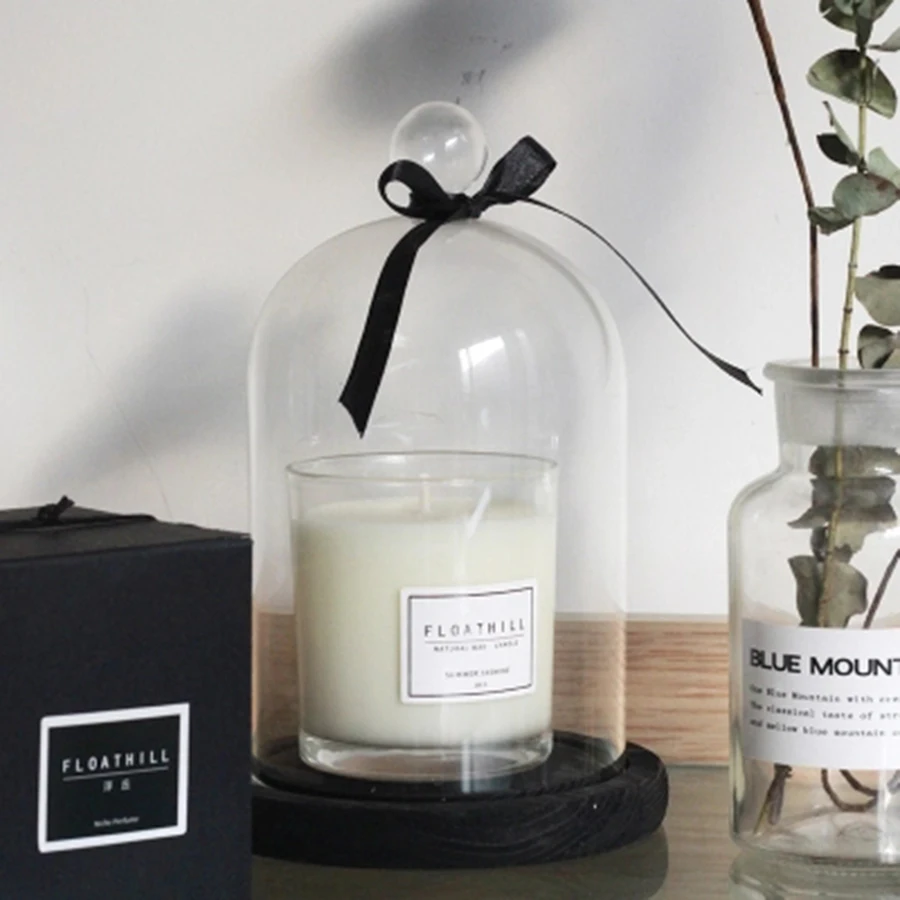 Стеклянные Чехлы для свечей декоративный подсвечник рождественских Diy