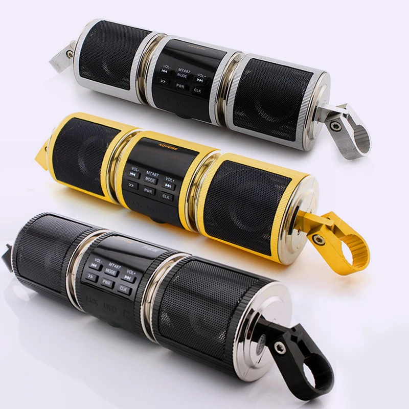 Универсальный мотоциклетный mp3 плеер динамик FM BT Радио аудио система