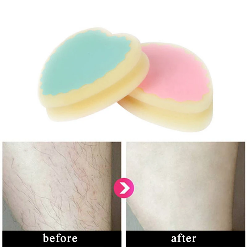 Губка для безболезненного удаления волос 2 шт.|Устройство ухода за кожей лица| |