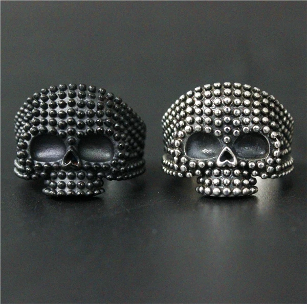 2017 удивительное Стильное кольцо с черепом 316L из нержавеющей стали для женщин и