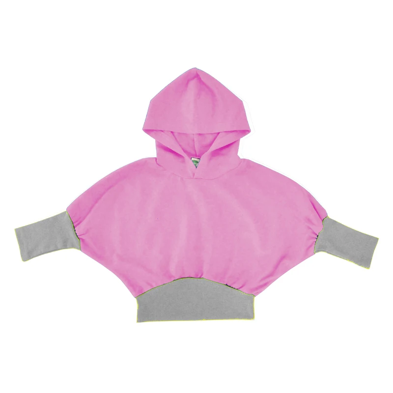 Комплект одежды для девочек из 2 предметов толстовка с рукавом летучая мышь + юбка